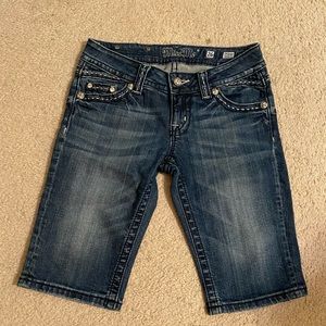 Miss Me Bermuda jeans shorts